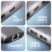 AXAGON USB-C 10Gbps 6in1 hub