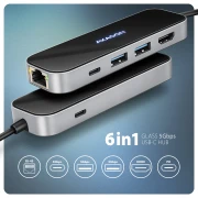 AXAGON HMC-6GLN USB-C 6in1