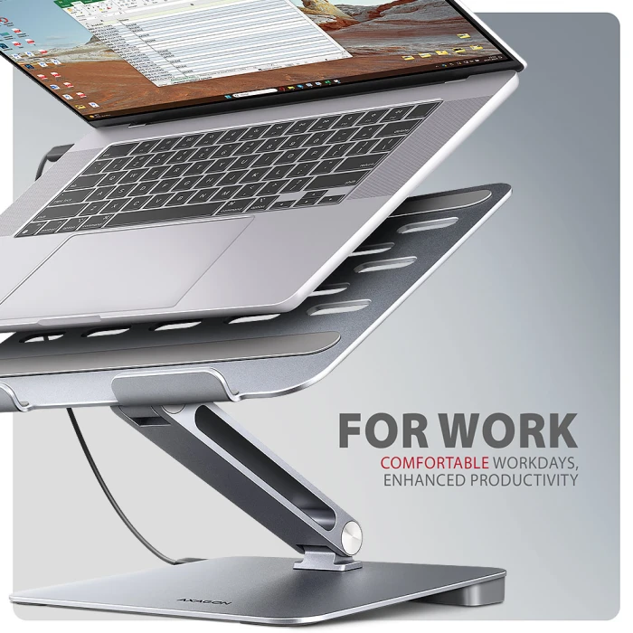AXAGON USB-C ALUMINUM STAND/HUB 7in1