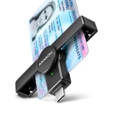 AXAGON USB-C Smart card PocketReader
