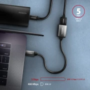 AXAGON USB-C > USB-A 5Gbps - 0.2m