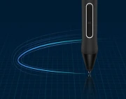 Графичен таблет HUION Inspiroy Keydial KD200, USB-C, Bluetooth, Metal Grey