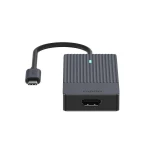 4-портов хъб Rapoo UCM-2001, 4 в1, 2 x USB-A, 1 x  USB-C, 1 x HDMI, Черен