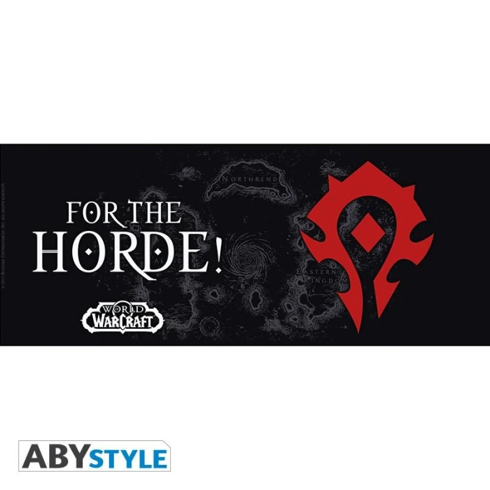 Чаша ABYSTYLE WORLD OF WARCRAFT - Horde, 460 ml, Черен
