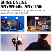 Осветление за стрийм Elgato Key Light Mini, Черна