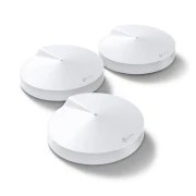 Безжичен рутер TP-Link Deco M5, AC1300, 2.4/5 GHz, 400 - 867 Mbps, Gigabit, (3-pack)