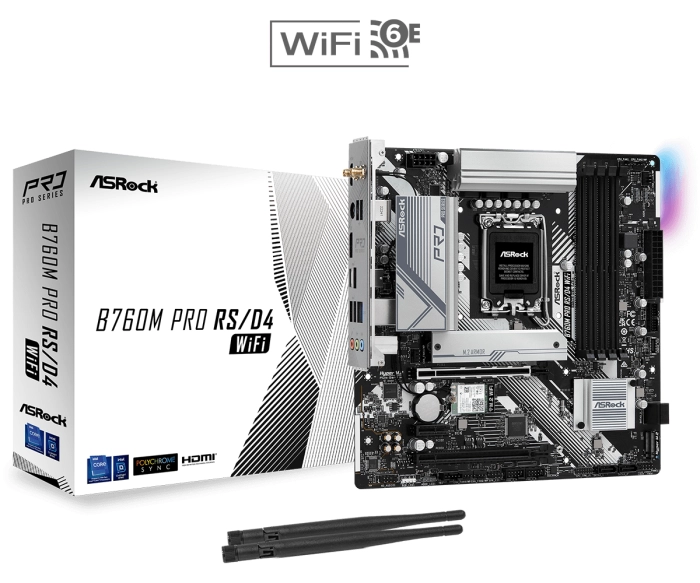 ASRock B760M PRO RS WIFI DDR4