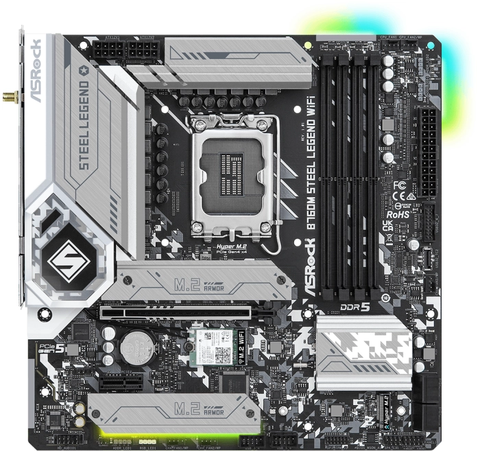 ASRock B760M STEEL LEGEND WIFI DDR5