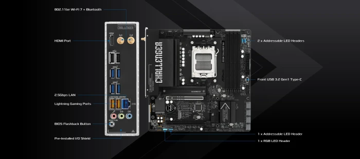 ASRock B850M Challenger WiFi