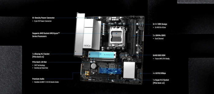 ASRock B850M Rock WiFi