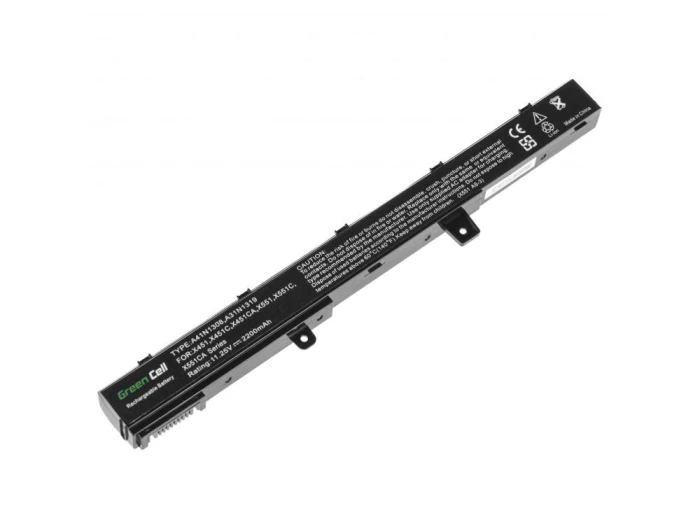Батерия  за лаптоп GREEN CELL, Asus X551 X551C X551CA X551M X551MA X551MAV F551 F551C F551M R512C R512CA R553L A31N1319, 11.25V, 2200mAh