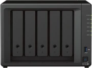 Мрежов сторидж Synology DS1522+, за 5 диска, до 108TB, CPU 2.6GHz, RAM 8GB, 4xГигабит, USB 3.2 Gen 1