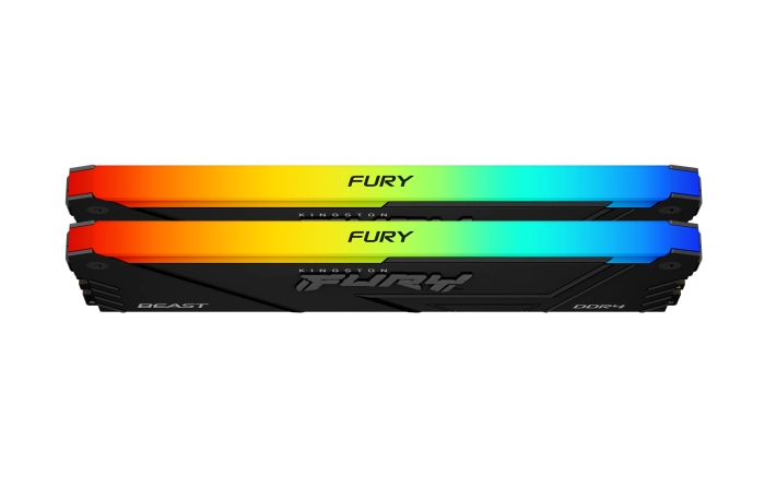 32GB (2x16) DDR4-3200 CL16 Kingston FURY Beast Black RGB