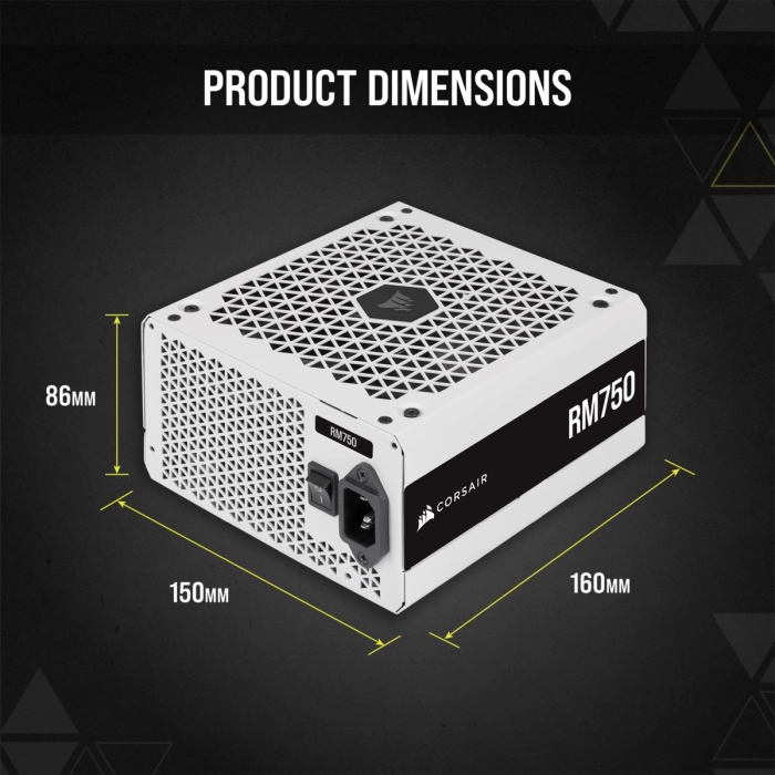 Corsair RM750 (2021) White GOLD 750W