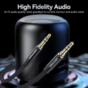 Vention Аудио Кабел 3.5mm Audio Cable M/M Cotton Braided 0.5m - BAWBD
