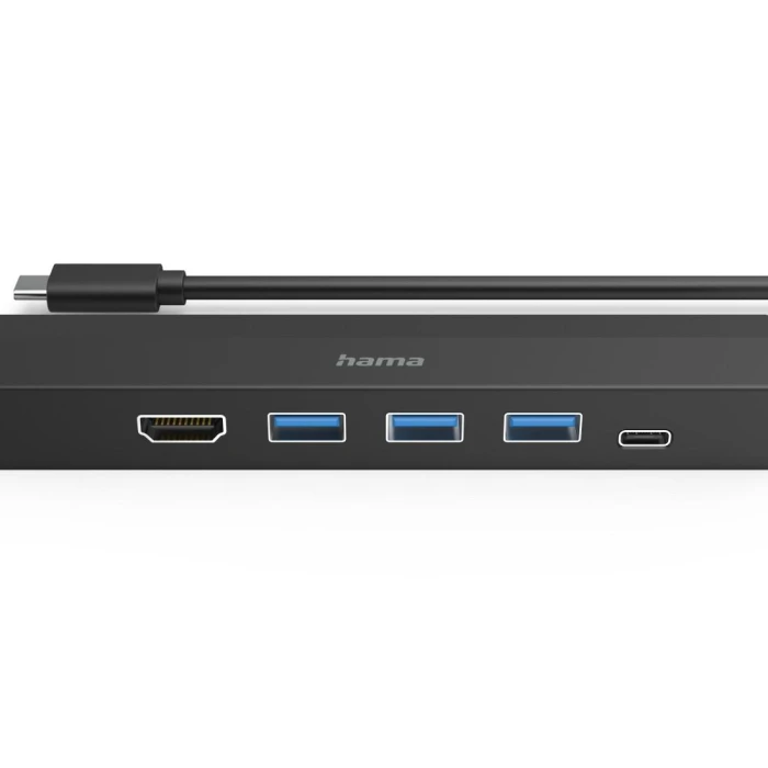 HAMA USB-C хъб HDMI LAN