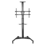 Мобилна стойка ACT AC8370,  За под, Регулируема, 32"-70", VESA, До 50 кг., Черна