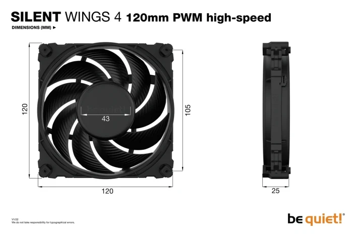 be quiet! SILENT WINGS 4 120 high-speed
