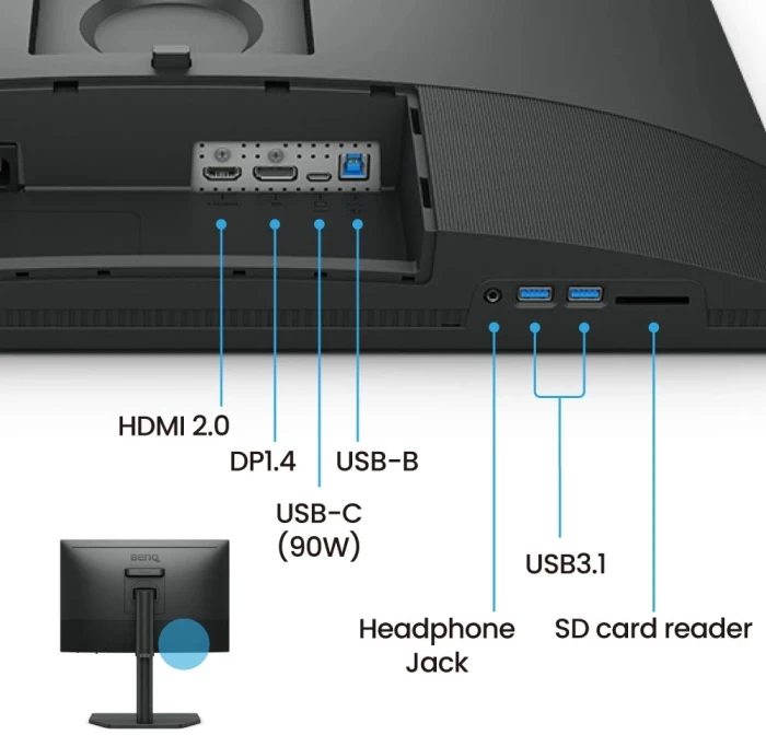 BenQ SW242Q, 24.1" IPS 2K 60Hz
