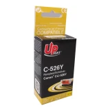 Мастилница UPRINT CLI526 CANON, С чип, Yellow