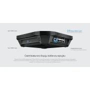 Безжичен рутер TP-Link Archer AX6000, 2.4/5 GHz, 1148 - 4804 Mbps, AX стандарт, 10/100/1000 Mbps