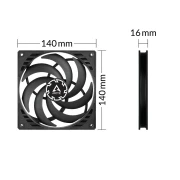 ARCTIC P14 SLIM PWM PST
