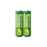 Цинк карбонова батерия GP R6  GREENCELL 15G-S2 /2 бр. в опаковка/ shrink 1.5V