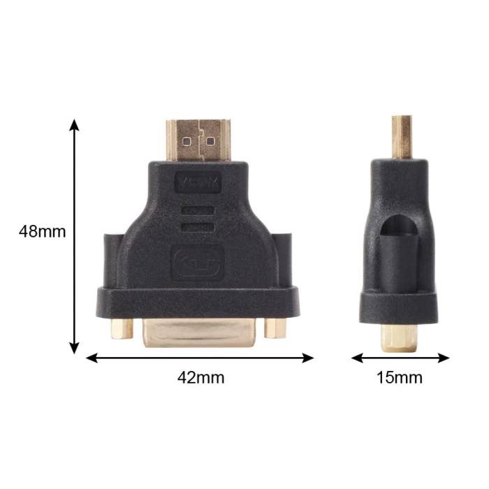 VCom Адаптер Adapter HDMI M/DVI-D F 24+1 - CA311