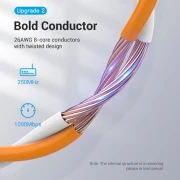 Vention Кабел LAN UTP Cat.6 Patch Cable - 1M Yellow - IBEYF