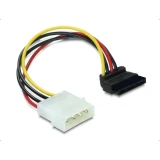 DeLock SATA Power 90° > Molex - 0.15m