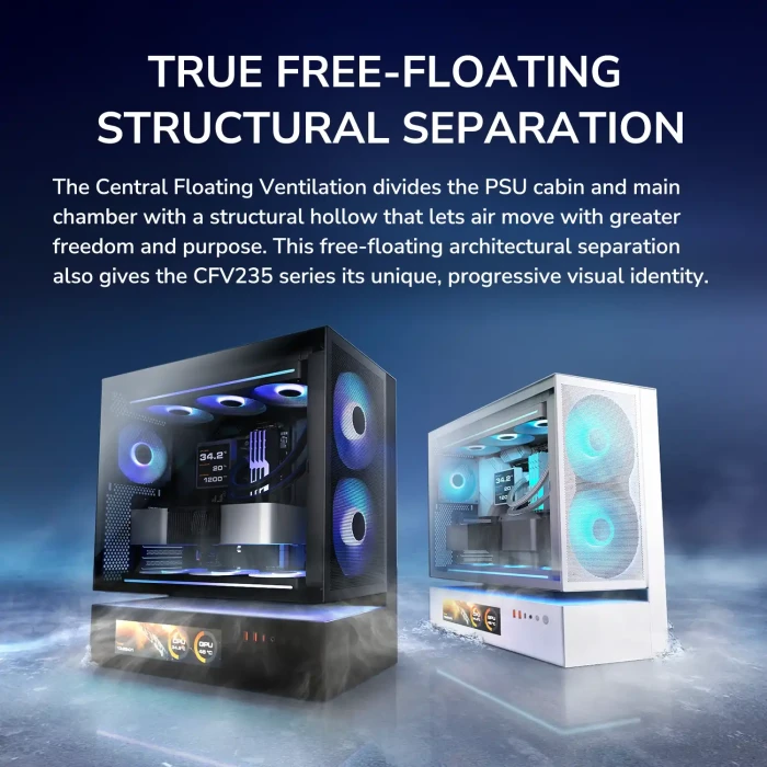 COUGAR CFV235 Mesh Vision LCD White