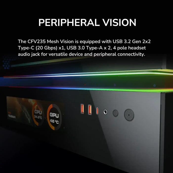 COUGAR CFV235 Mesh Vision LCD White