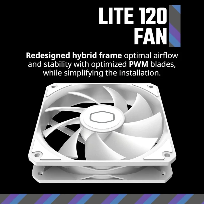 Cooler Master MF120 Lite ARGB White