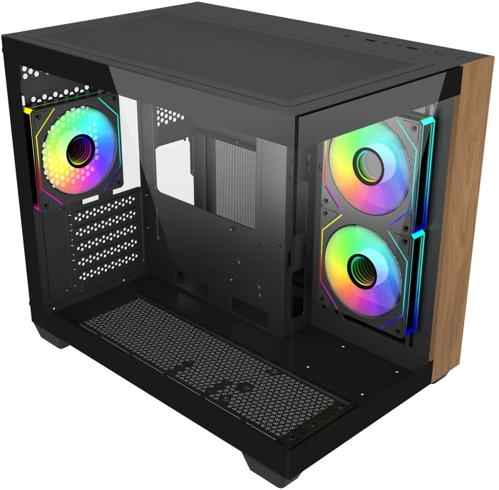 CoolerMaster Elite 481 Wood - Black