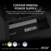 CORSAIR 2025 RM650e Cybenetics GOLD 650W