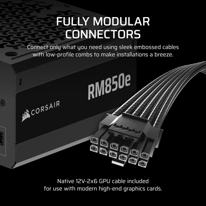 CORSAIR 2025 RM850e Cybenetics GOLD 850W