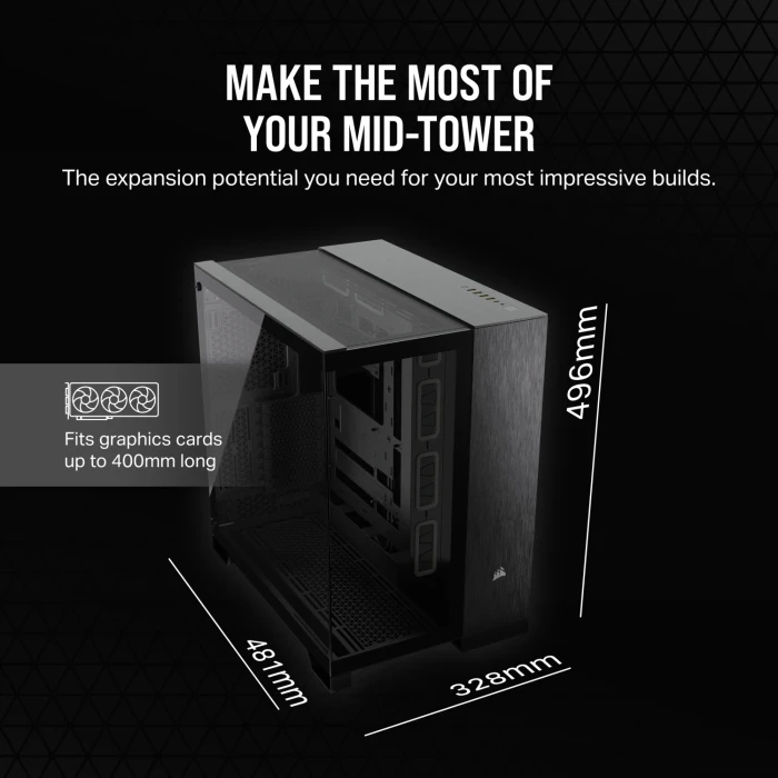 CORSAIR 6500X Black/Obsidian Aluminum