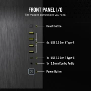 CORSAIR 6500X Black/Obsidian Aluminum
