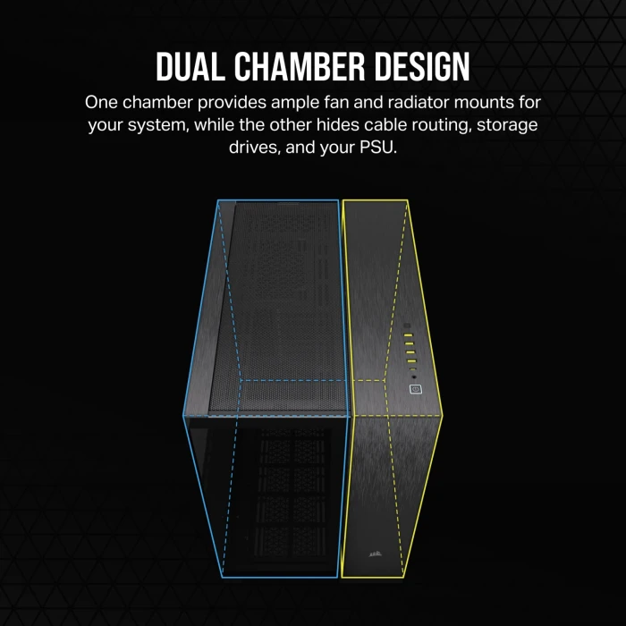CORSAIR 6500X Black/Obsidian Aluminum