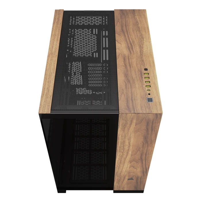CORSAIR 6500X Black/Walnut Wood