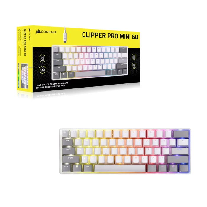 CORSAIR CLIPPER PRO MINI 60 - White