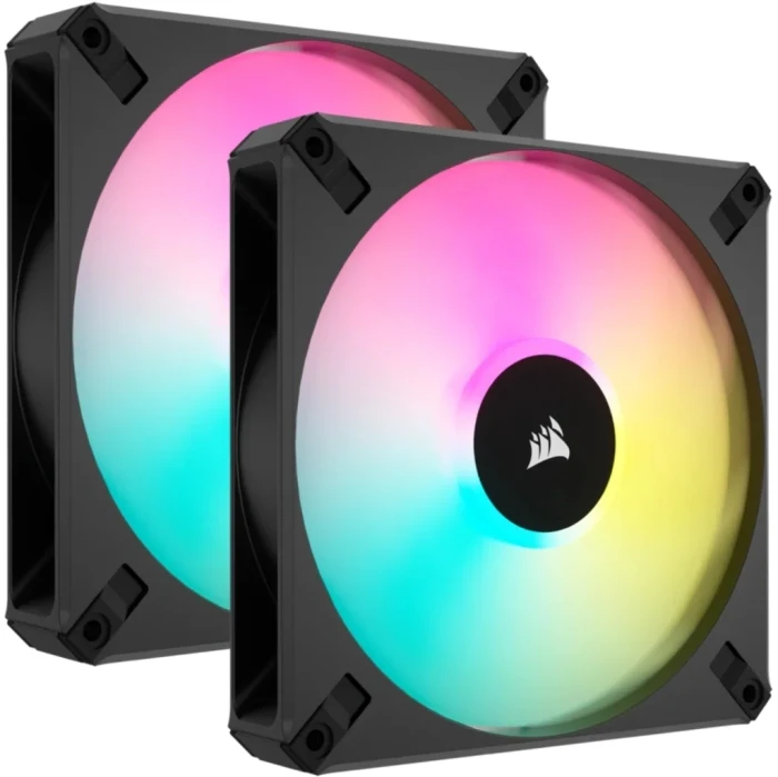 CORSAIR iCUE AF140 RGB ELITE Black 2in1