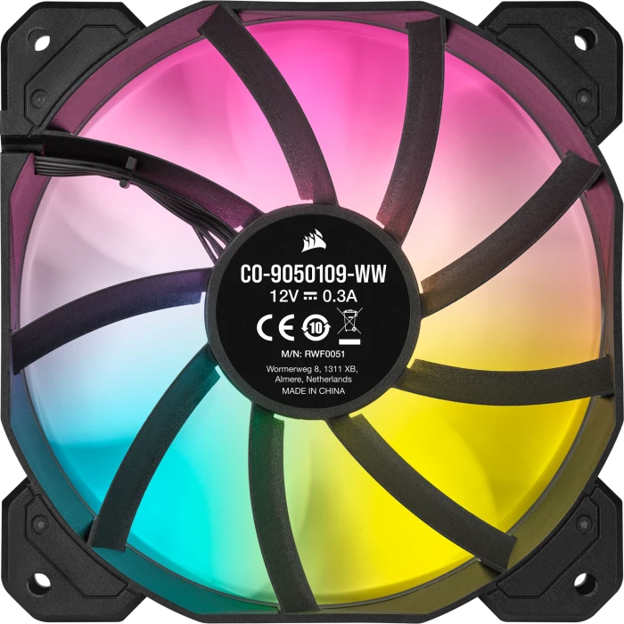 CORSAIR iCUE SP120 RGB ELITE Black 3in1