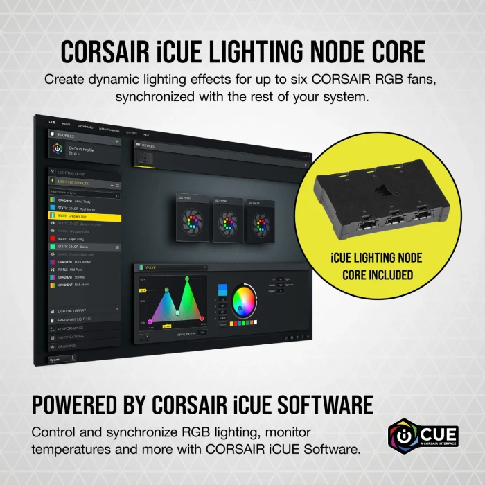 CORSAIR iCUE SP120 RGB ELITE White 3in1