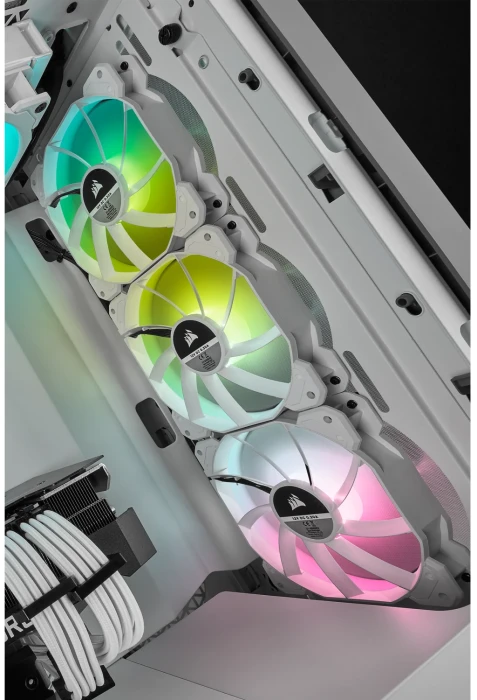 CORSAIR iCUE SP120 RGB ELITE White 3in1