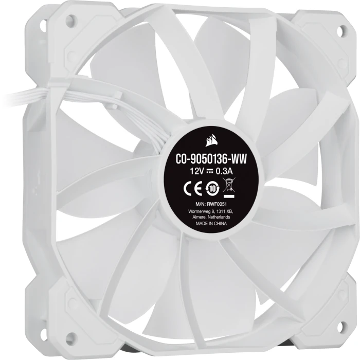 CORSAIR iCUE SP120 RGB ELITE White 3in1