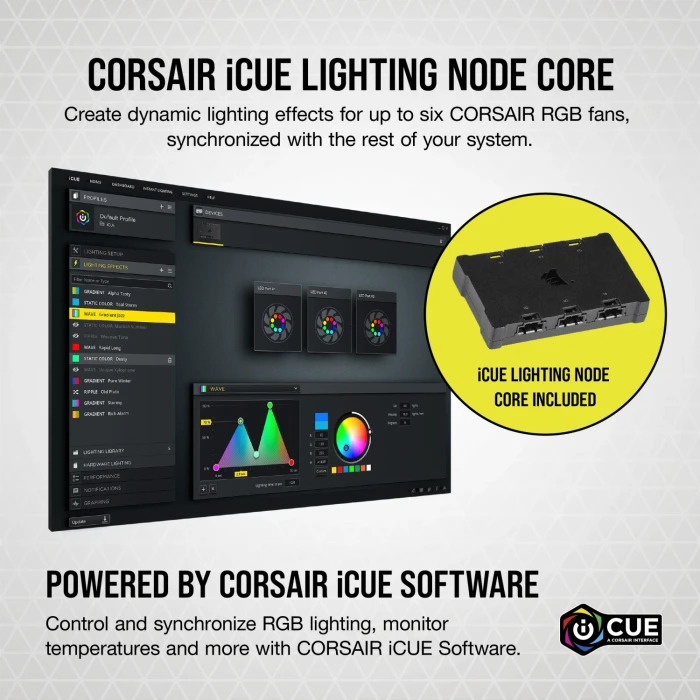 CORSAIR iCUE SP140 RGB ELITE White 2in1