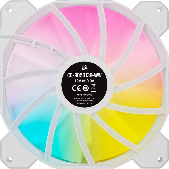 CORSAIR iCUE SP140 RGB ELITE White 2in1