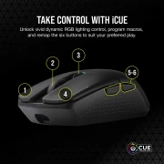 CORSAIR KATAR Elite Wireless Black