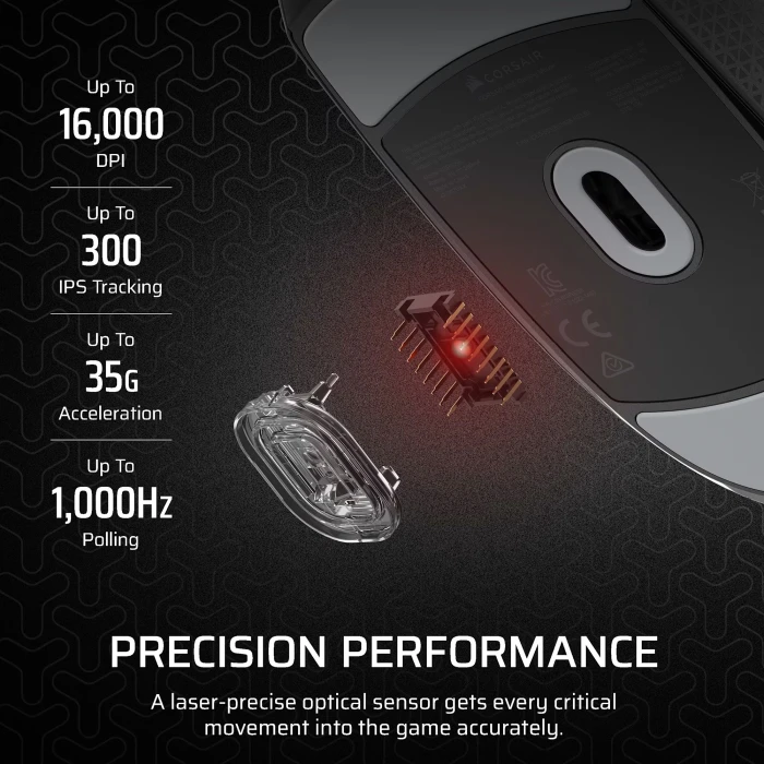 CORSAIR M55 Lightweight Gaming Mouse